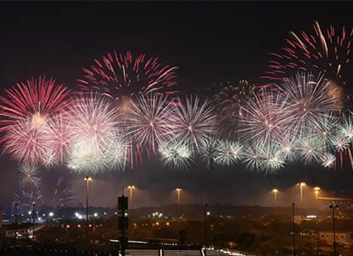 公安县焰火晚会